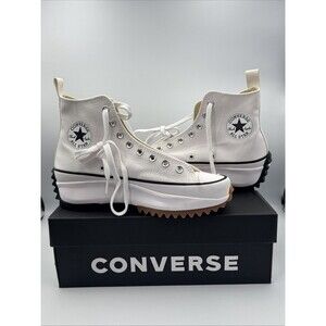 Converse 573002C Women’s Run Star Hike Hi White/Black /Gum Shoes Women’s US 10